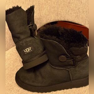 UGG Kids Black Boots
